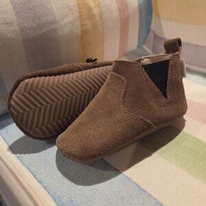 Brown Suede Chelsea boot Little Love Bug Co